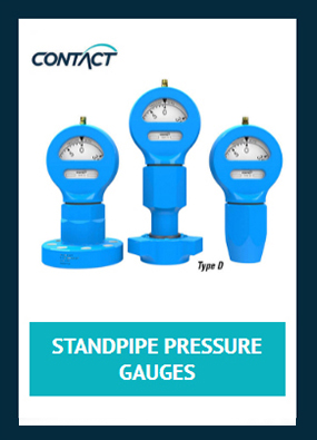 Contact Instruments Standpiper Pressure Gauges, distributed by World Petroleum Supply, Texas & Worldwide.