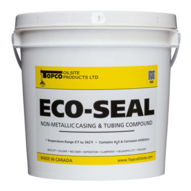 Eco-Seal is an economical non-metallic compound formulated for use as a lubricant and sealan distributed by World Petroleum Supply, Houston, TX.