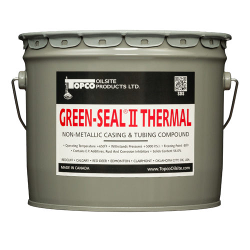 Green-Seal® II Thermal is a premium grade non-metallic thread compound formulated as a sealant and a lubricant for tubing and casing available World Petroleum Supply.